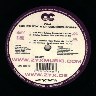 WINK - Higher State Of Consciousness ('96 Remixes)
