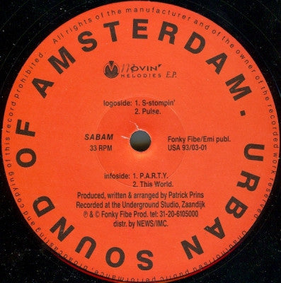 MOVIN' MELODIES - Movin' Melodies E.P.