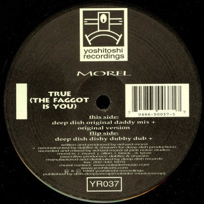 MOREL - True (The Faggot Is You)