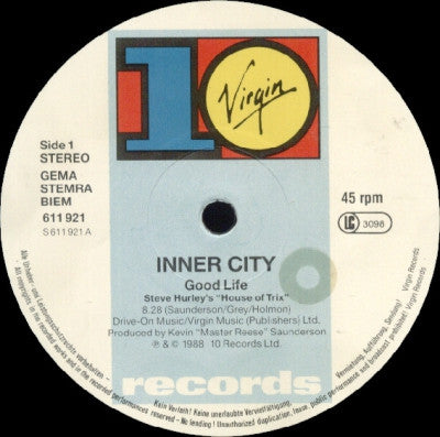 INNER CITY - Good Life / Big Fun