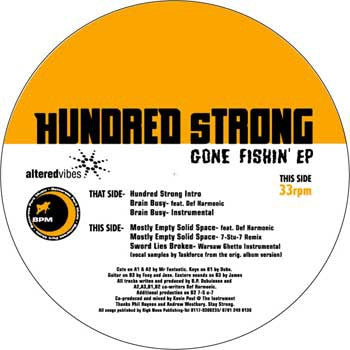 HUNDRED STRONG - Gone Fishin' EP