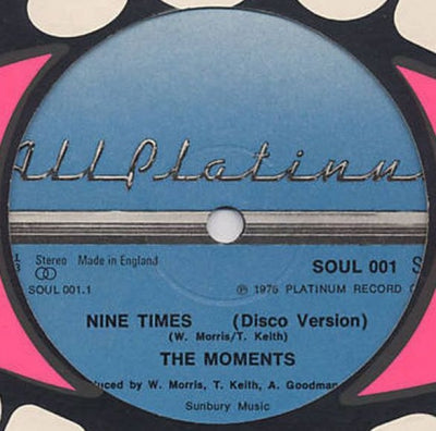 THE MOMENTS / THE RIMSHOTS - Nine Times / Do What You Feel