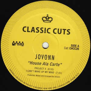JOVONN - House Ala Carte