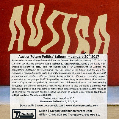 AUSTRA - Future Politics