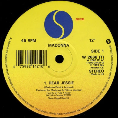 MADONNA - Dear Jessie