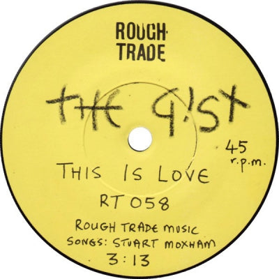 THE GIST - This Is Love / Yanks