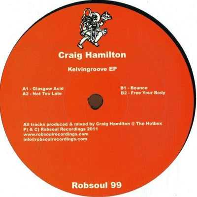 CRAIG HAMILTON - Kelvingroove EP
