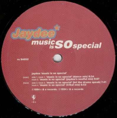 JAYDEE - Music Is So Special