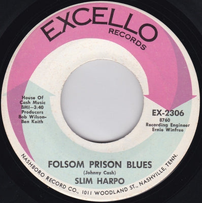 SLIM HARPO - Folsom Prison Blues / Mutual Friend
