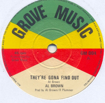 AL BROWN - They're Gona Find Out / Find Out Is A Must