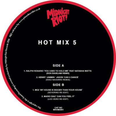 RALPHI ROSARIO / KENNY 'JAMMIN' JASON / MG2 / MARIO DIAZ - Hot Mix 5
