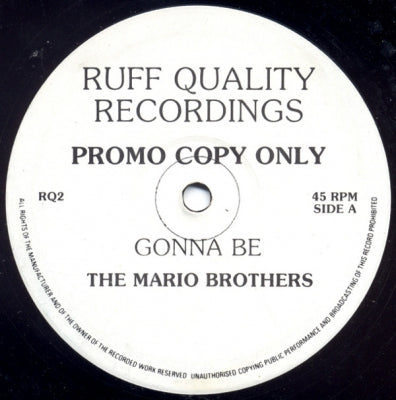 THE MARIO BROTHERS - Gonna Be / Ain't No Way