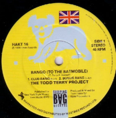 THE TODD TERRY PROJECT - Bango (To The Batmobile) / Back To The Beat