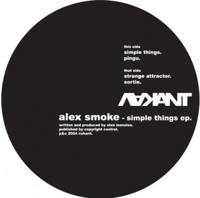 ALEX SMOKE - Simple Things EP