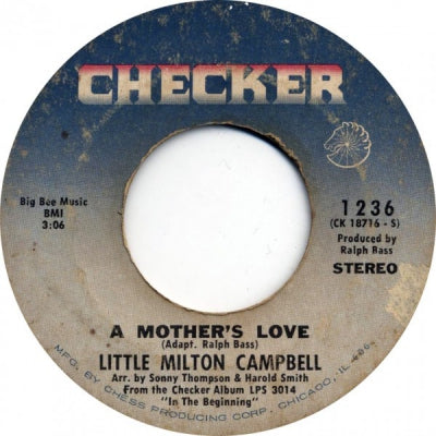 LITTLE MILTON CAMPBELL - A Mother's Love / Many Rivers To Cross