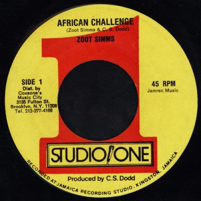 ZOOT SIMMS - African Challenge