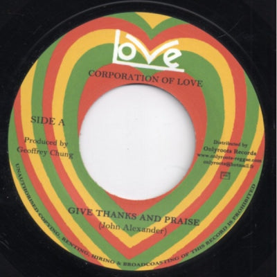 CORPORATION OF LOVE - Give Thanks And Praise