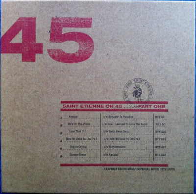 SAINT ETIENNE - Saint Etienne On 45. Part One