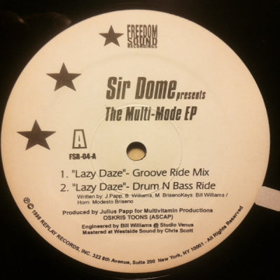 SIR DOME - The Multi-Mode EP