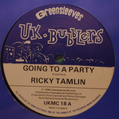 RICKY TAMLIN / BUBBLERS CREW - Going To A Party / Party Version