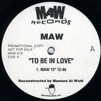 MASTERS AT WORK - To Be In Love