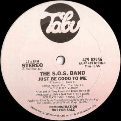 S.O.S. BAND  - Just Be Good To Me