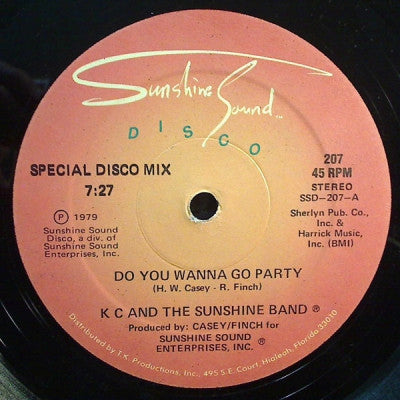 K.C. AND THE SUNSHINE BAND - Do You Wanna Go Party
