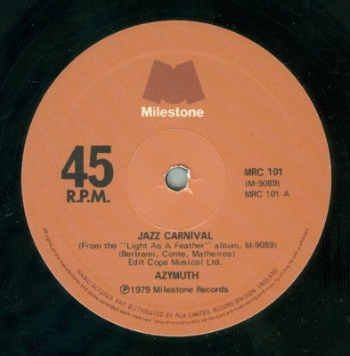 AZYMUTH - Jazz Carnival / Fly Over The Horizon