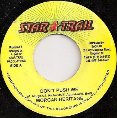 MORGAN HERITAGE - Don't Push We / Version