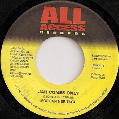MORGAN HERITAGE - Jah Comes Only / Bush Fire (Version)
