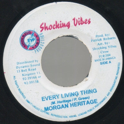 MORGAN HERITAGE - Every Living Thing / Version Music Man