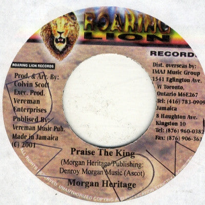 MORGAN HERITAGE - Praise The King / African Beat (Version)