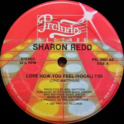 SHARON REDD - Love How You Feel