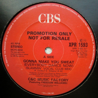 C & C MUSIC FACTORY - Gonna Make You Sweat