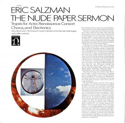 ERIC SALZMAN - The Nude Paper Sermon