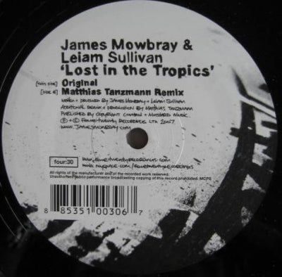 JAMES MOWBRAY & LEIAM SULLIVAN - Lost In The Tropics