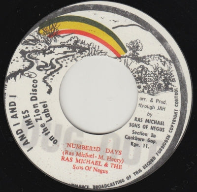 RAS MICHAEL & THE SONS OF NEGUS - Numbered Days / Dub 460 Add Years In The West