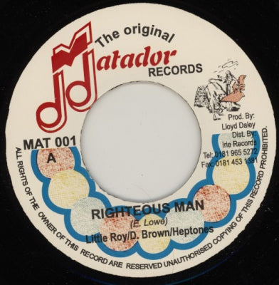 LITTLE ROY / D. BROWN / HEPTONES - Righteous Man / Right Version