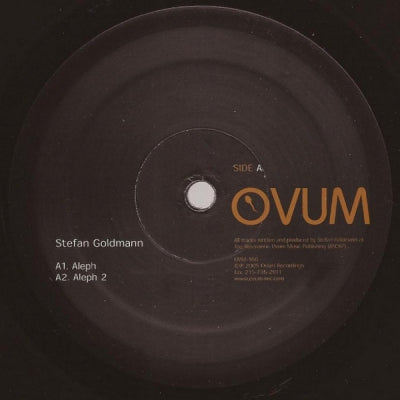 STEFAN GOLDMAN - Aleph EP