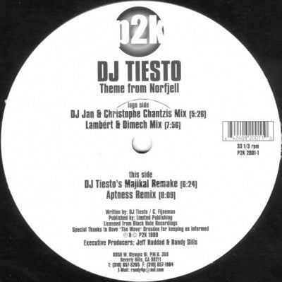 DJ TIESTO - Theme From Norefjell