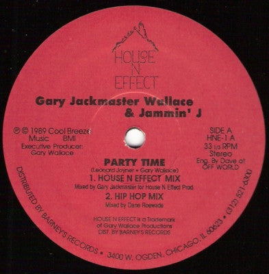 GARY JACKMASTER WALLACE & JAMMIN' J ‎ - Party Time
