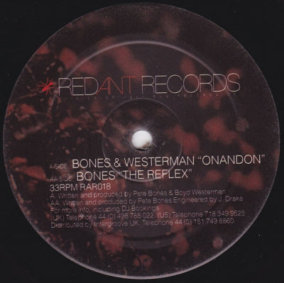 BONES & WESTERMAN - Onandon / The Reflex