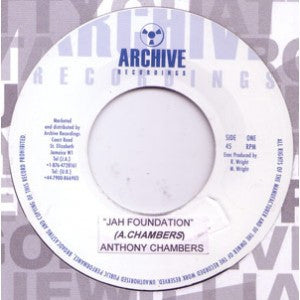 ANTHONY CHAMBERS - Jah Foundation / Version