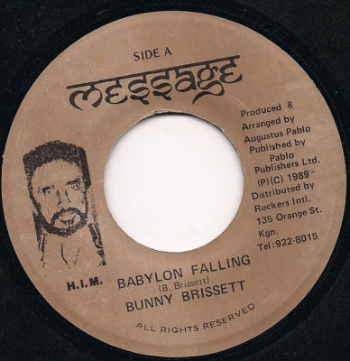 BUNNY BRISSETT - Babylon Falling / Dub (Version)