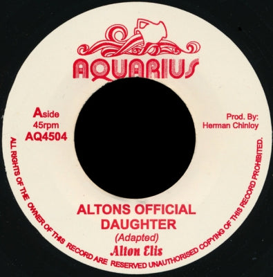 ALTON ELLIS - Altons Official Daughter