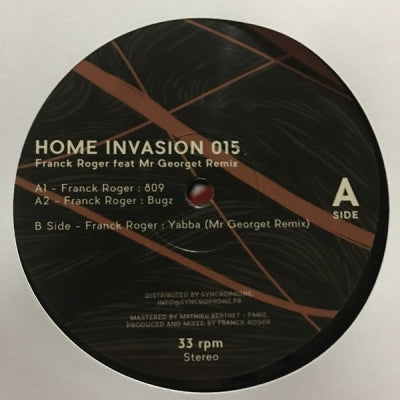 FRANCK ROGER FEAT MR GEORGET - Home Invasion 015