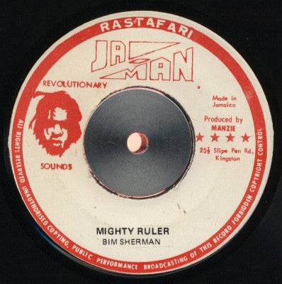 BIM SHERMAN / THE REVOLUTIONARIES - Mighty Ruler