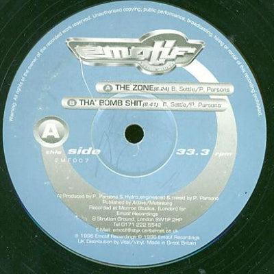 HYDRO - The Zone / Tha' Bomb Shit