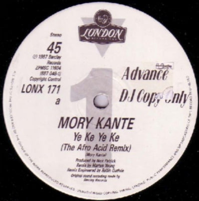 MORY KANTE - Ye Ke Ye Ke