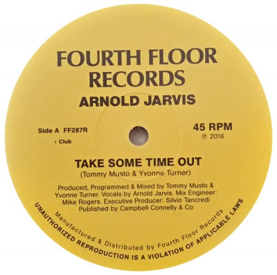 ARNOLD JARVIS - Take Some Time Out